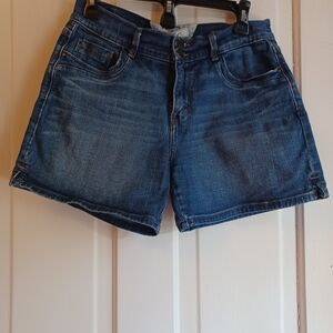 Classic Blue Denim Women's Shorts